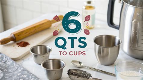6 Qts to Cups: Mastering the Art of Dynamic Kitchen Conversion - Vibro Media