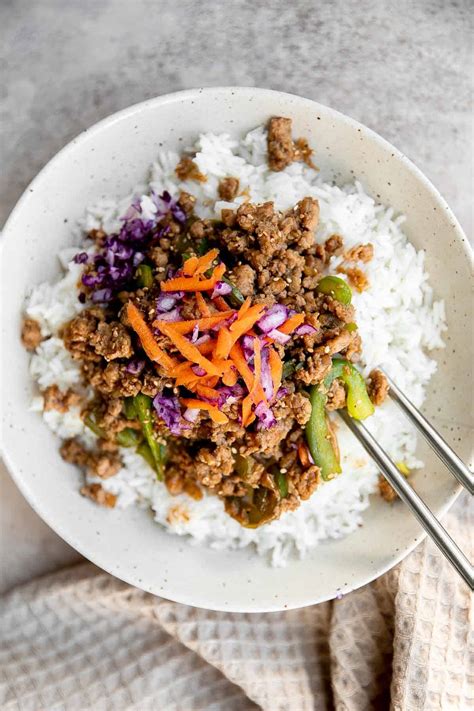Korean Ground Turkey Rice Bowl Recipe at Peter French blog