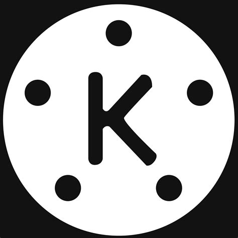 KineMaster White Logo PNG HD