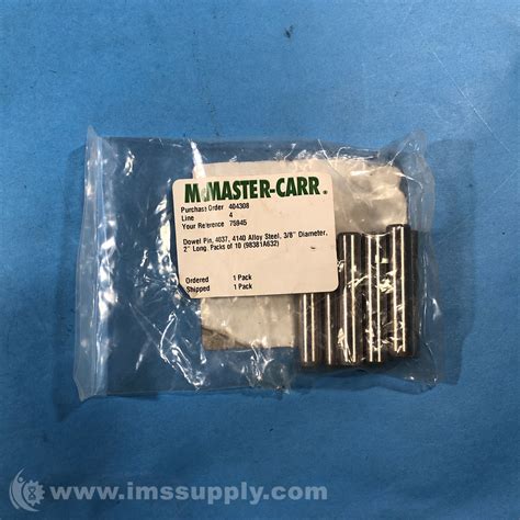 McMaster-Carr Pack of 10 - IMS Supply