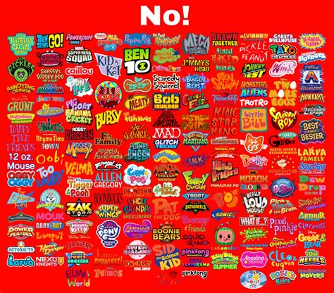 My No Shows List by DylanFanmade2000 on DeviantArt