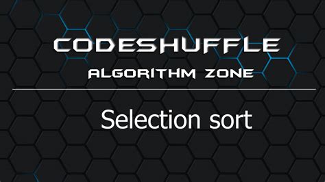 Image result for Selection Algorithm Examples