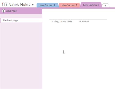 Image result for OneNote Navigation Pane