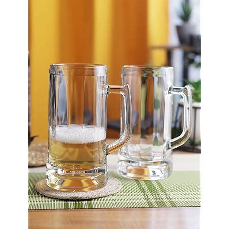 Buy Ocean Munich Beer Mug, - Set of 6 (Clear , 640ml) Online at Low ...