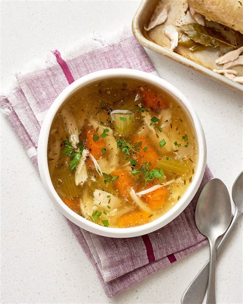 Easy Recipe: Delicious Chicken Soup Using A Whole Chicken - Prudent ...