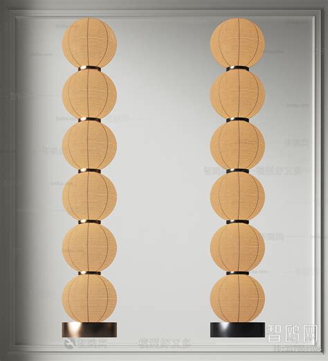 New Chinese Style Floor Lamp sketchup Model Download - Model ID ...