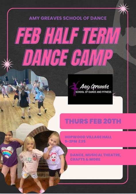 Half Term Dance Camp, Hopwood Village Hall, Alvechurch, 20 February ...