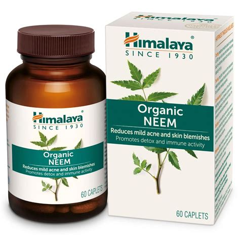 Buy Himalaya Organic Neem, 60 Caplets | 19 Minutes Delivery | Apollo ...