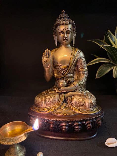 Buy The Banjaras | Brass buddha idol | Buddha idol statue | Brass ...