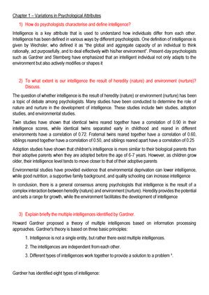 Psychology practical file class xii - Format for Psychology Practical ...