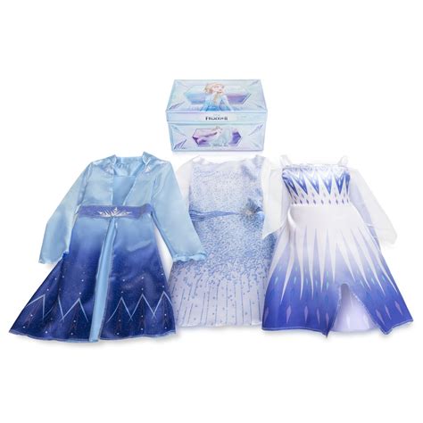 Baúl Deluxe Elsa con 3 disfraces diferentes y 14 accesorios Frozen ...