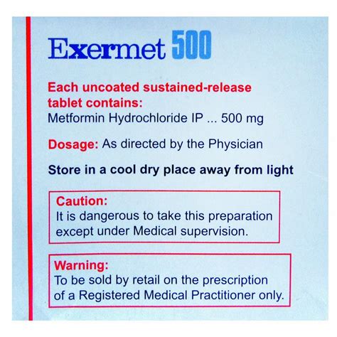 Exermet 500 Tablet 15's Price, Uses, Side Effects, Composition - Apollo ...