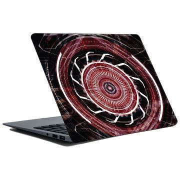 Pacific Arts Tech Laptop Skin Sticker Backside Wallpaper Cover Decal ...
