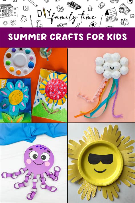 Summer Kids Crafts 的图像结果
