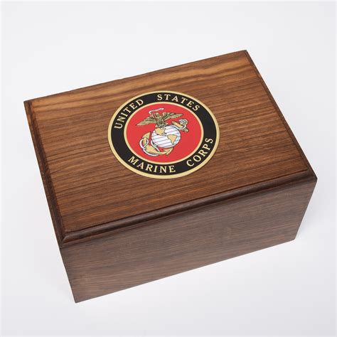 Veteran's Rest Rosewood Urn: Marine Corps | Afterall