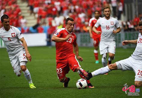 欧洲杯八分之一决赛波兰淘汰瑞士_图片中国_中国网