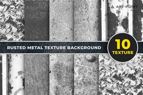 Amazing Rusted Metal Texture Collection Graphic by Art Point · Creative ...