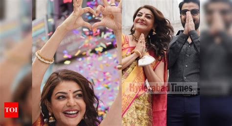 Spotted: Kajal Aggarwal introduces Gautam Kitchlu to fans in Warangal ...