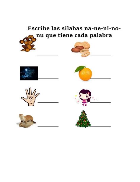 Completar con silabas n | DOCX