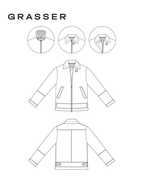 Jacket Pattern Gerber 的图像结果