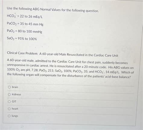 ABG Normal Values 的图像结果