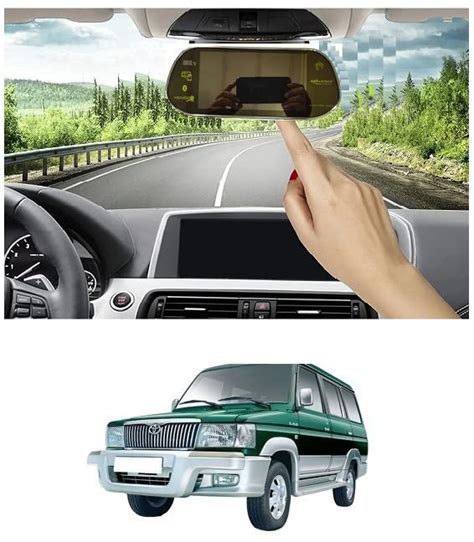 Trigcars ® Qualis Car 7 Inch Full HD 1080 Rear View Mirror Touch Screen ...