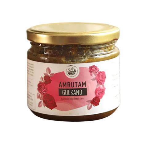 Amrutam Gulkand - Made using Ayurvedic Rose Petals | Made with Rosa ...