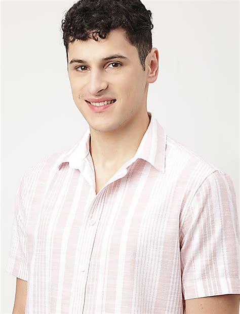 Buy Pure Cotton Striped Spread Collar Shirt at Marks & Spencer