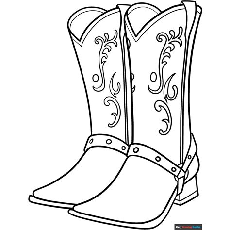 Best 11 How to Draw Cowboy Boots – Artofit