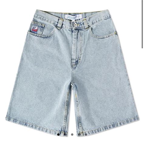Polar Skate Co Big Boy denim shorts. Size Medium.... - Depop