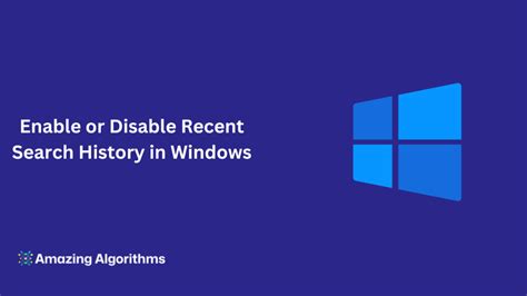 View My Recent Search History 的图像结果