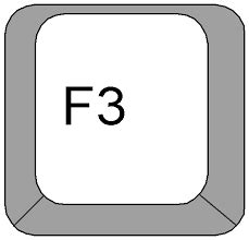 Image result for F3 Key Function