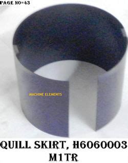 Spare parts for HMT M1TR Milling Machine