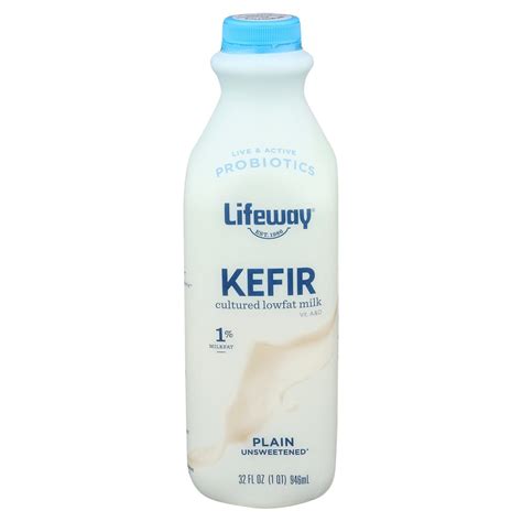 Lifeway Probiotic Plain Unsweetened Kefir, 32 fl oz - Fairway