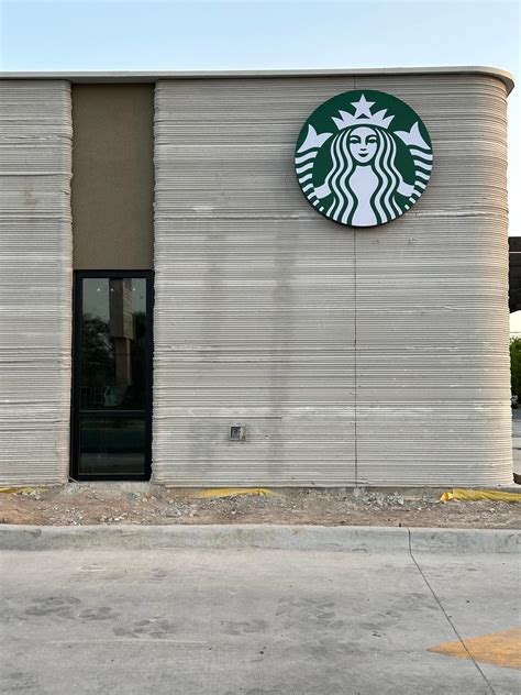 USA's first 3D printed Starbucks coffee shop built in Brownsville, Texas
