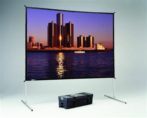 Da-Lite Fast-Fold Deluxe Screen System - 90" x 120" - Da-Mat - 150" Di ...