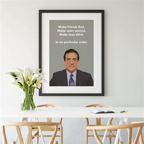 Funny Michael Scott-ism Quote Poster - Make Friends India | Ubuy