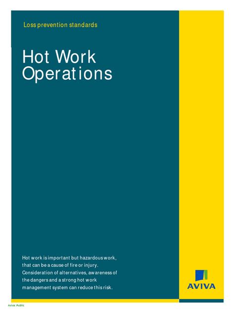 Image result for Hot Work Program PDF