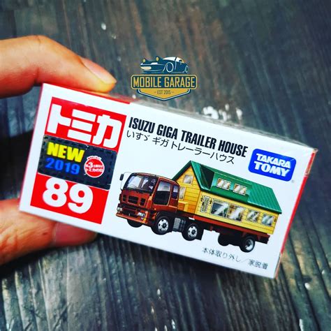 Tomica #89 Isuzu GIGA Trailer House – Mobile Garage HK