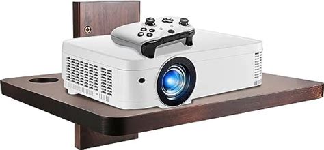 carpentray Floating Projector Wall Mount DVD Shelf Wooden Floating ...