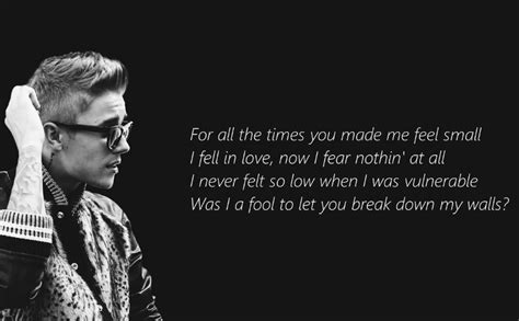 Love Yourself Lyrics "Justin Bieber"