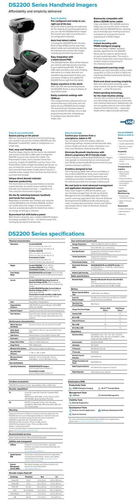 Image result for Zebra Ds2208 Scanner Cable