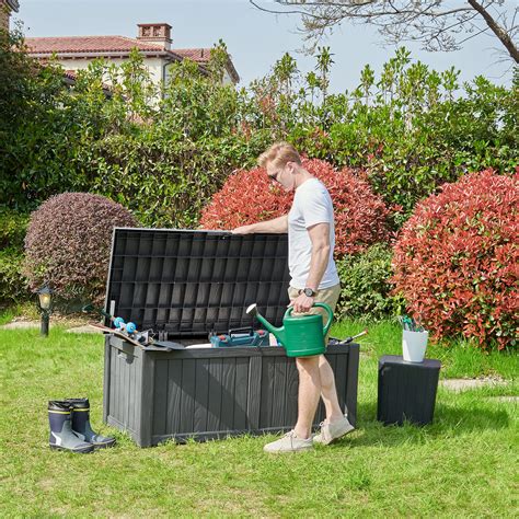 Snapklik.com : YITAHOME 120 Gallon Outdoor Storage Deck Box, Large ...