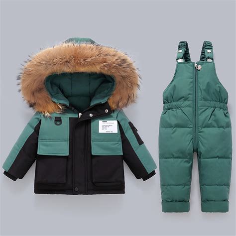LIJCC Kids Girls 2 Piece Snow Suits Puffer Insulated Ski Jacket and ...