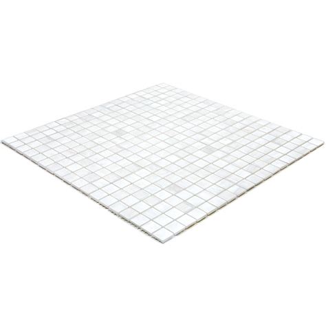 Apollo Tile Skosh White Dove 11-1/2-in x 11-1/2-in Glossy Glass Uniform ...