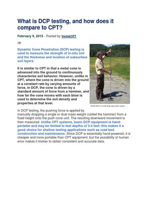 Image result for DCP Testing Equipment