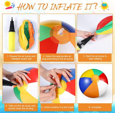 Ceenna 4 Pcs Giant Beach Balls 59 Inch/ 5 ft Large Beach India | Ubuy