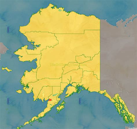Map of Bristol Bay Borough, Alaska - Thong Thai Real