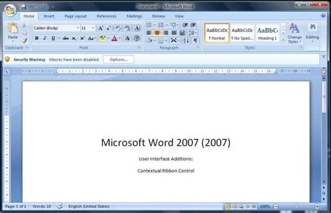Скачать Microsoft Word 2007 бесплатно для Windows 10
