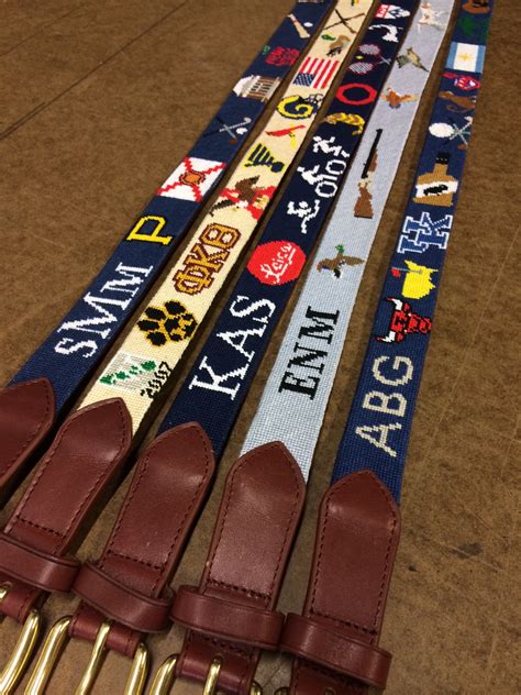 custom needlepoint belts | NeedlePoint Kits and Canvas Designs